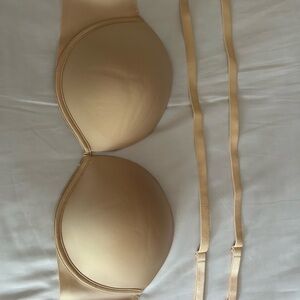 Victoria's Secret Tan Seamless Bra with Adjustable Straps